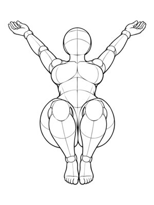 P059 仰向け・胸を反らす · 上から