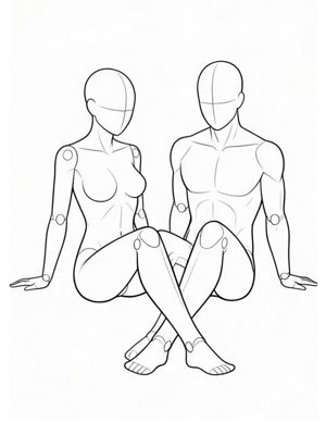 双手后撑・双腿缠绕