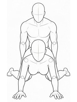 胸贴地・抬胯