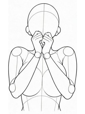 P015 Sleeves over the mouth · Low angle