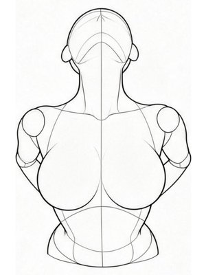 P077 Reaching back for the clasp · Low angle
